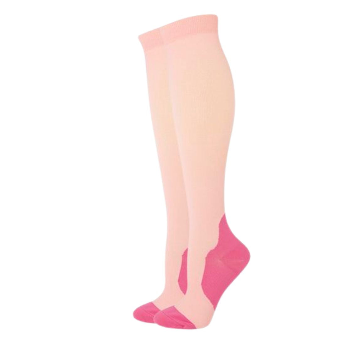 MEDIA DE COMPRESIÓN ROSA CLARO 20-30mmhg